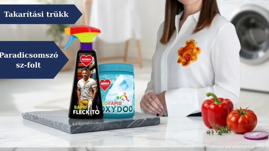 🍅👕 Hogyan távolítsuk el a paradicsomszósz foltjait a fehér ruhákból?